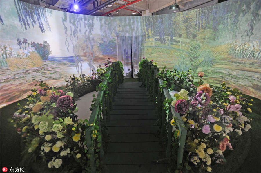 Exhibition on Monet brings immersive art experience