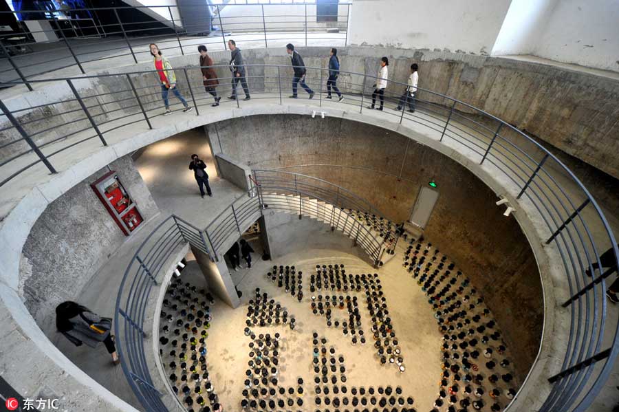 Grain silo turned into Shanghai exhibition venue