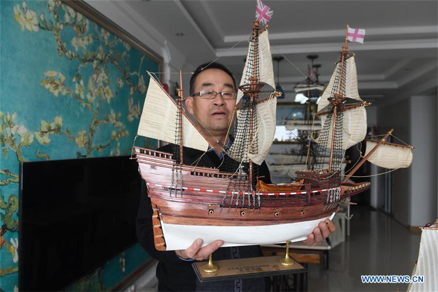 Chinese retiree becomes model ship master