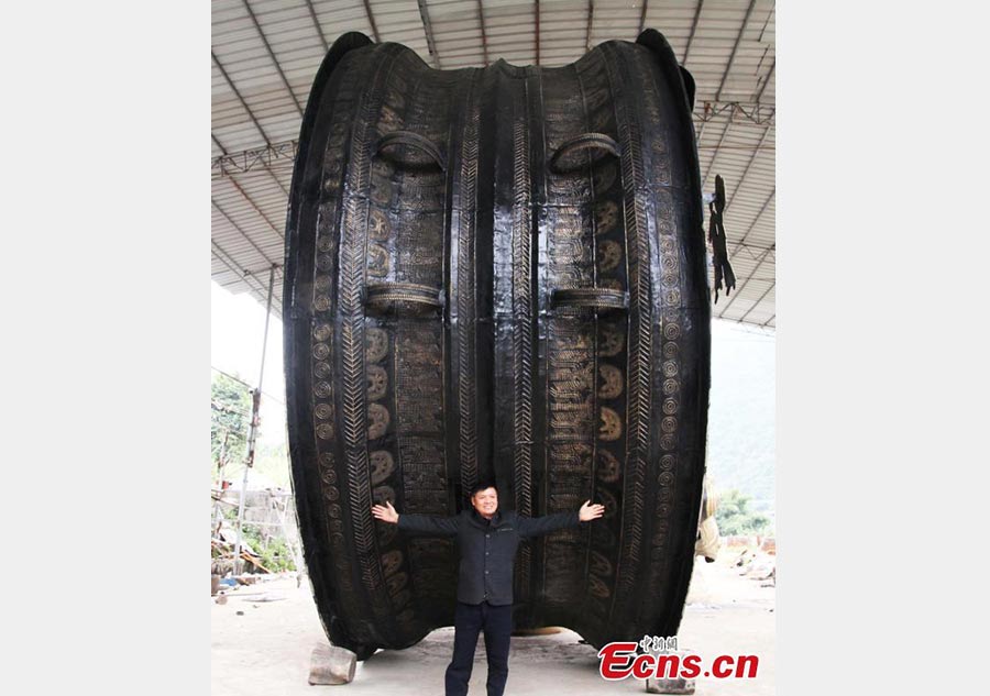 Guangxi claims world's largest bronze drum