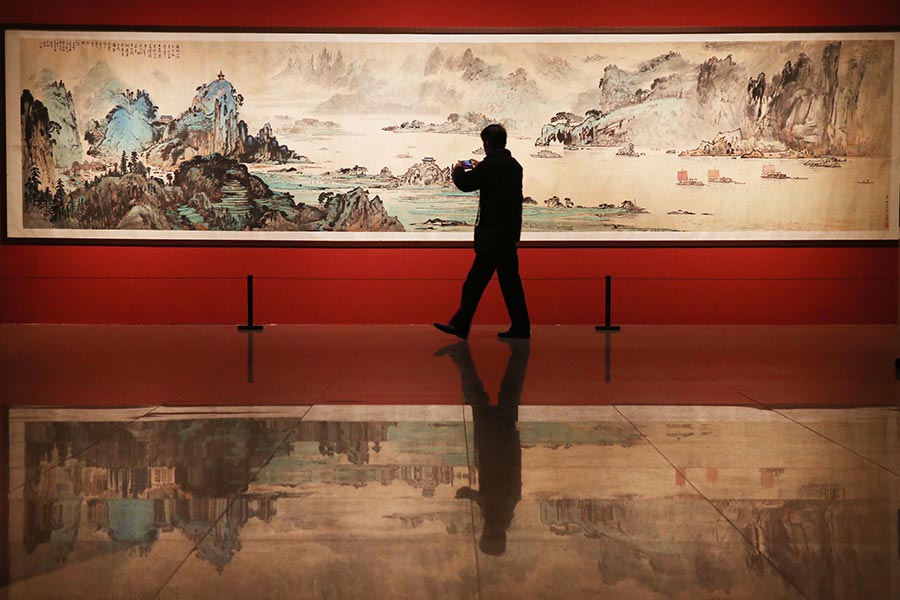 Zong Qixiang's family donates 71 paintings to NAMOC
