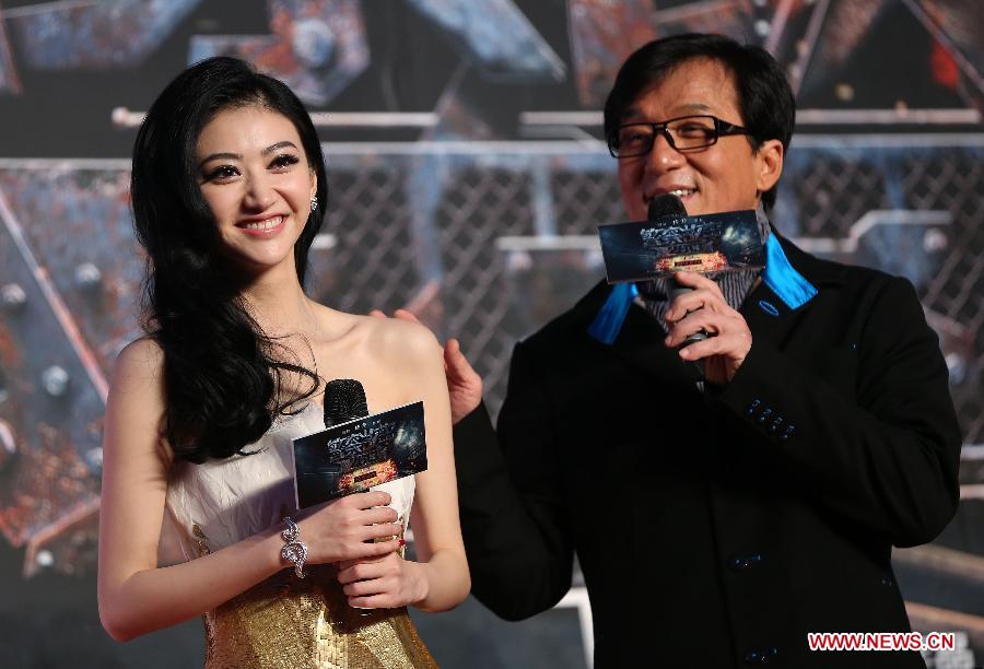 Jackie Chan promotes 'Police Story 2013' in Beijing