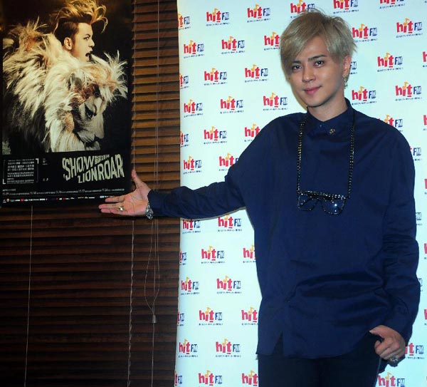 Singer Show Luo attends new album promotion event in Taipei