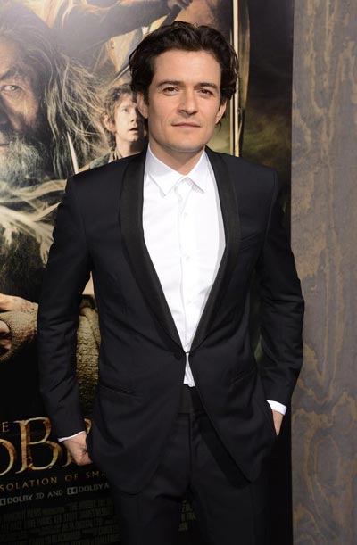 Orlando Bloom at premiere of 'The Hobbit'