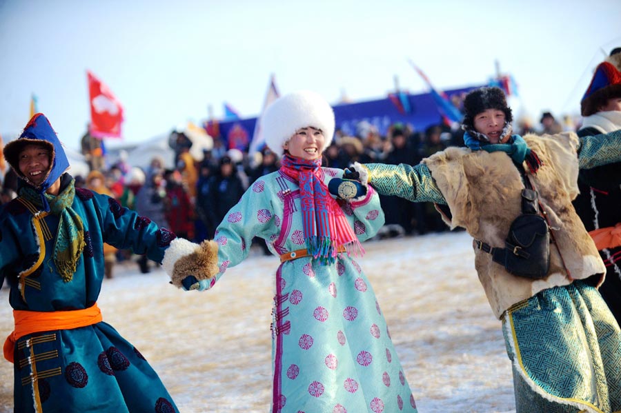 Winter Naadam festival opens in Inner Mongolia