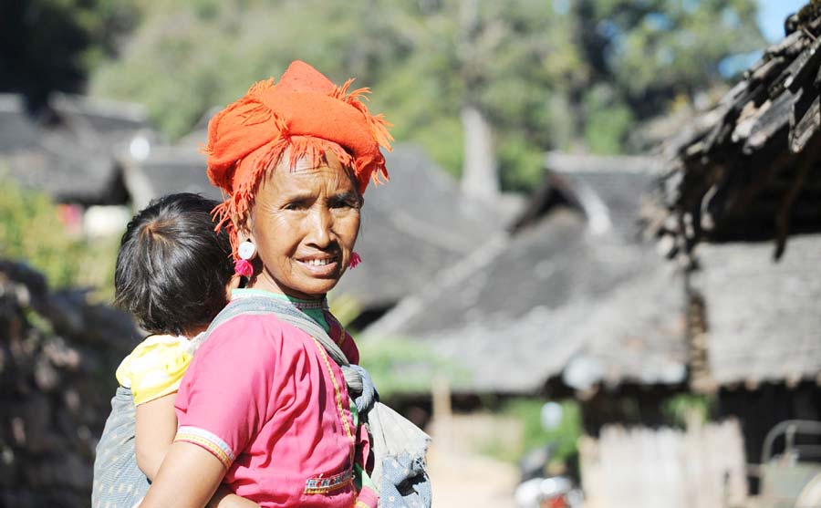 Mysterious village of the Blang ethnic group