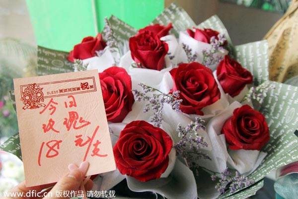 Valentine's Day sparks surge in rose prices