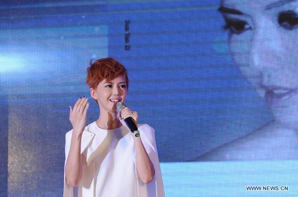 Stefanie Sun promotes new album 'Kepler' in Beijing