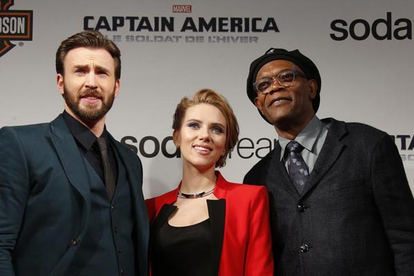 'Captain America' premieres in Paris