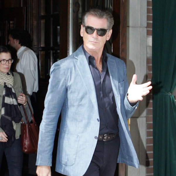 Pierce Brosnan And Son Pose In New Photos For Italian Company