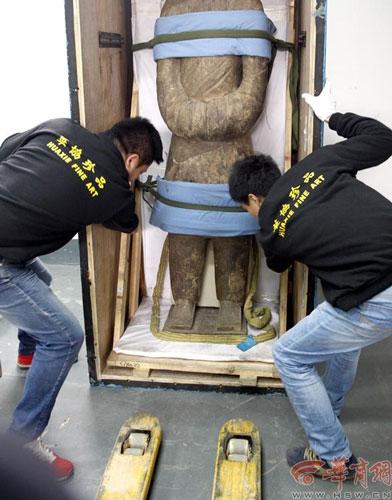 Shipping Terracotta Warriors abroad