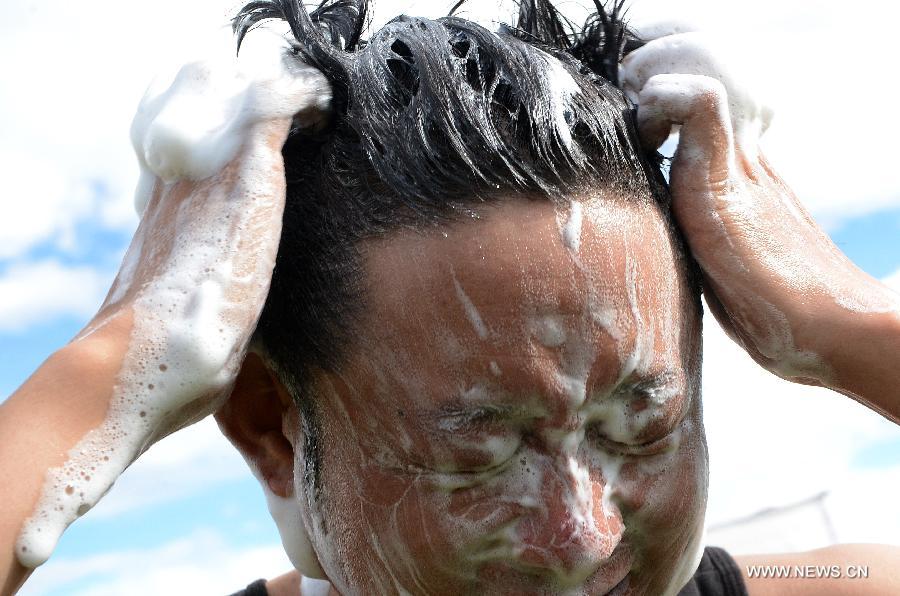 Bathing Festival marked in Tibet