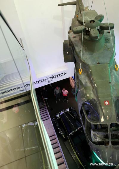 Bond In Motion exhibition held at London Film Museum