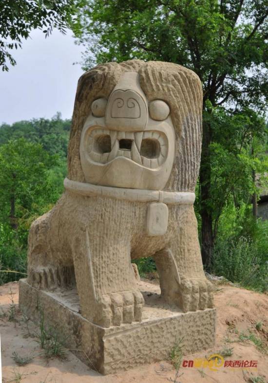 Shaanxi stone lions find fans online