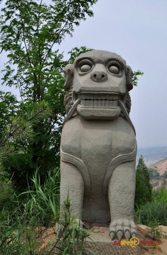 Shaanxi stone lions find fans online