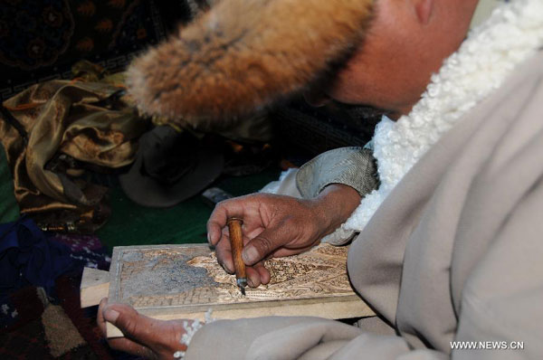 Pusum woodblock printing in China's Tibet