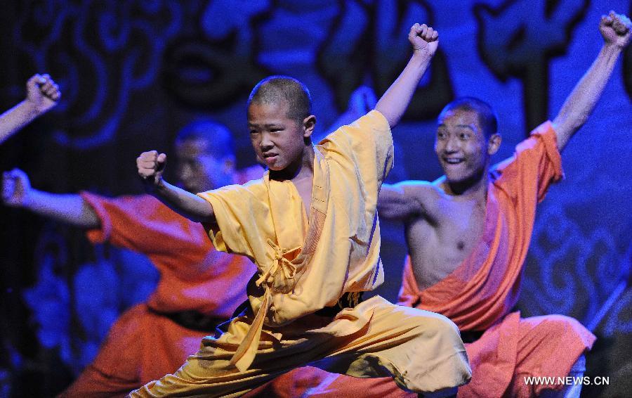 Martial arts presented to celebrate Spring Festival in Santiago