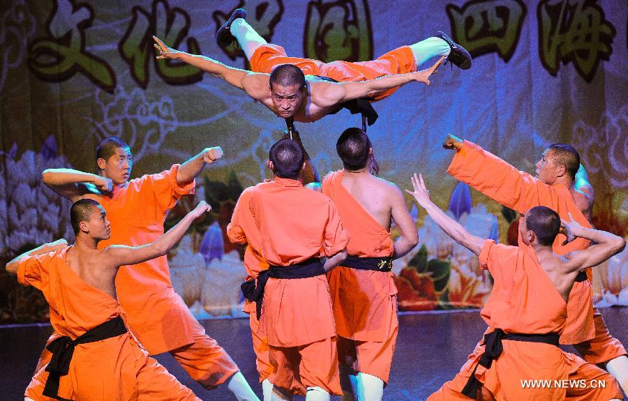 Martial arts presented to celebrate Spring Festival in Santiago