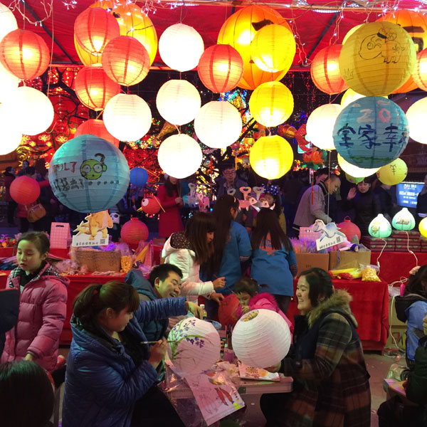 A sea of lanterns at Zigong festival