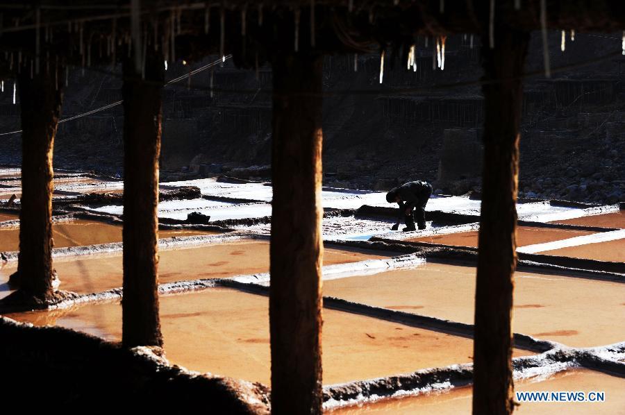 Oldest method of salt production seen in Tibet