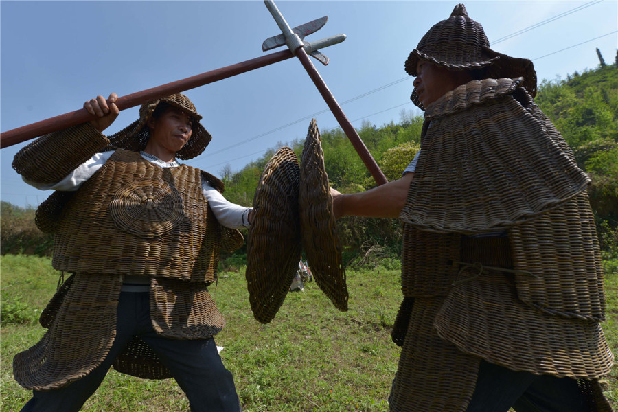 Ethnic Miao people celebrate Festival of King Bamboo in Guizhou