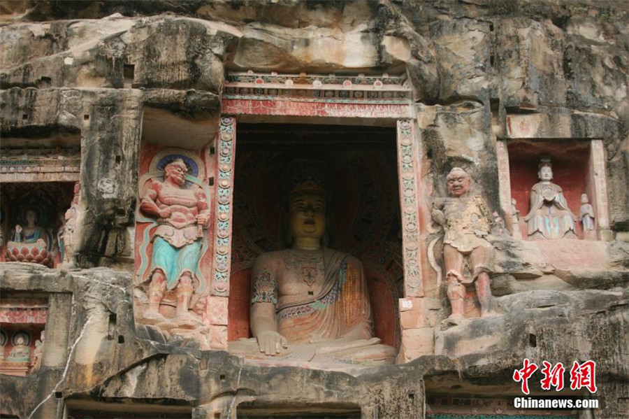 Marvelous thousand-yr-old cliff Buddha statues in SW China
