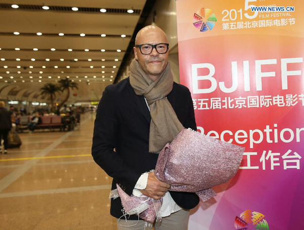 Juries of 5th Beijing Int'l Film Festival arrive in Beijing