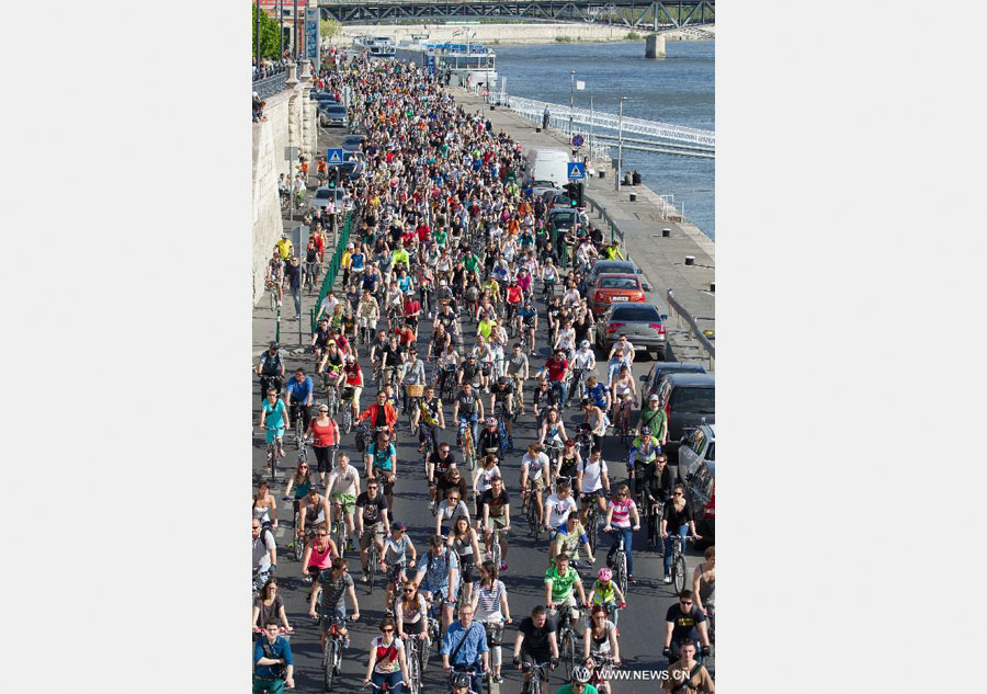 Event 'I Bike Budapest' held in Budapest