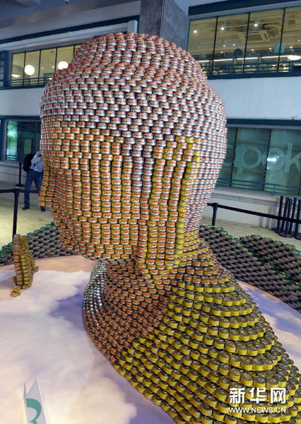Can sculptures raise awareness of hunger