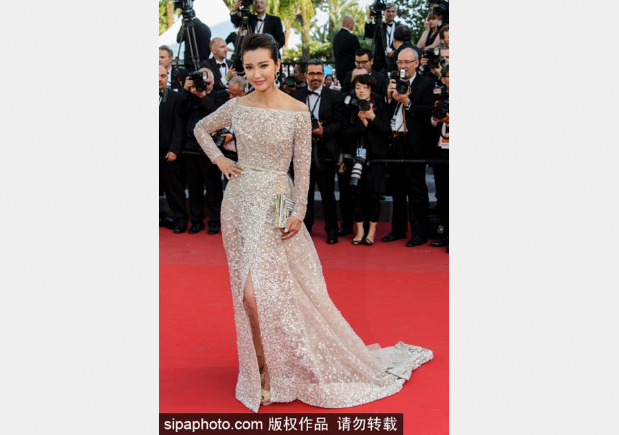 Li Bingbing at premiere of <EM>Carol</EM> in Cannes