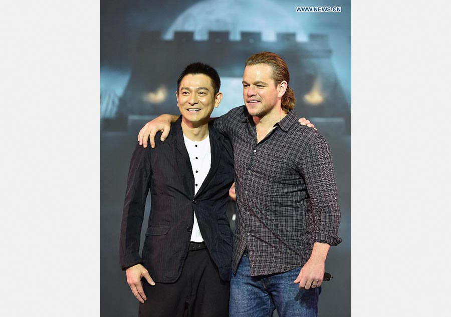 Movie 'The Great Wall' promoted in Beijing