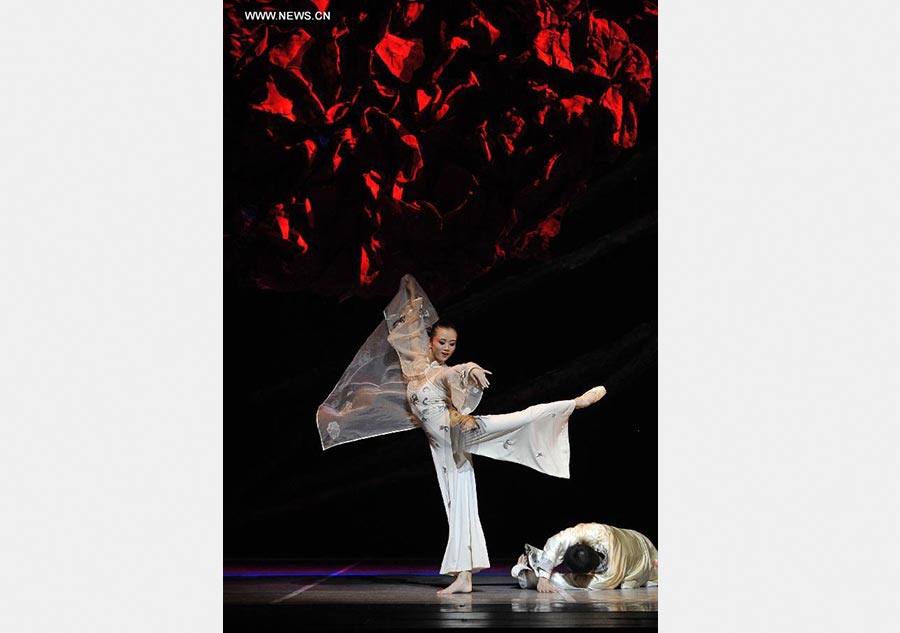 Chinese ballet performers dance at Lincoln Center in NY