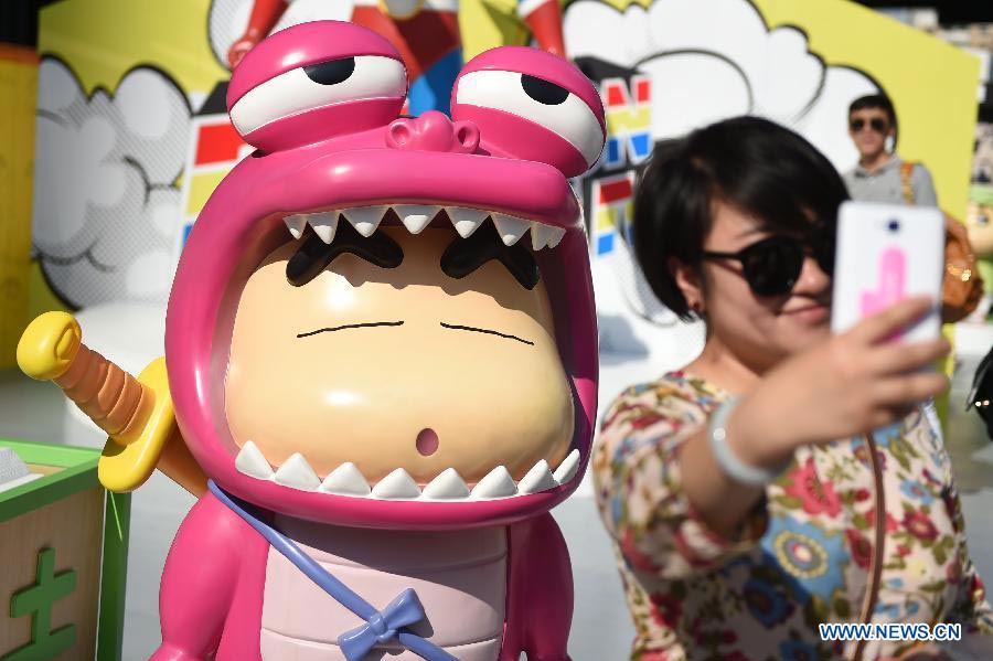 Crayon Shin-chan Cartoon exhibition held in NE China