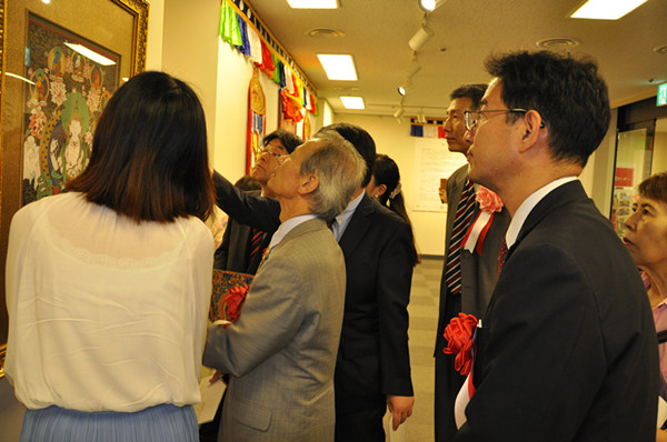 Thangka art exhibition opens in Tokyo