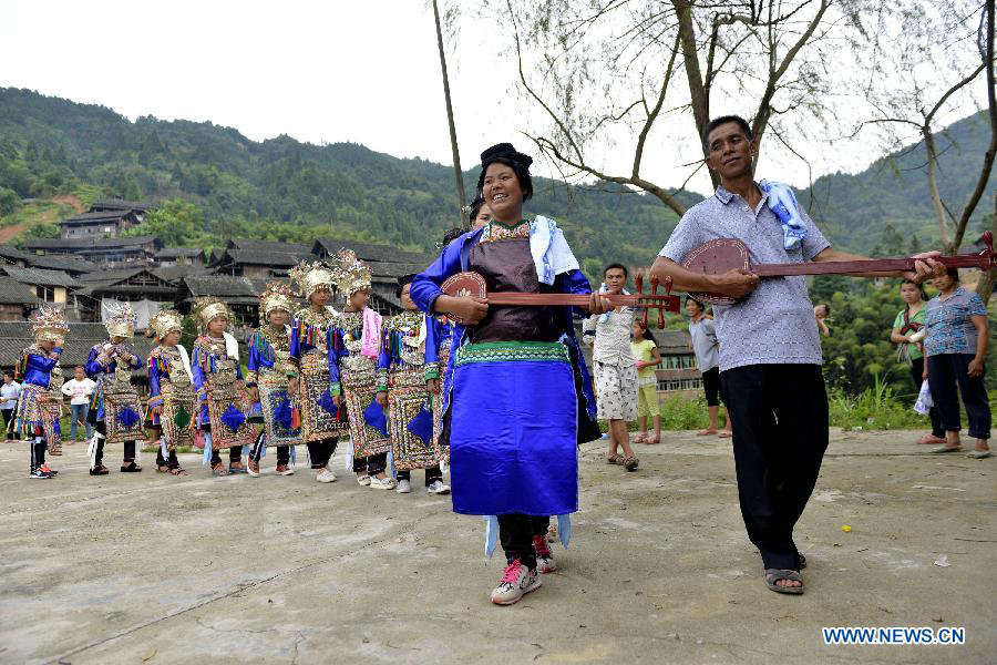 Dong ethnic group celebrate Chixin Festival for harvest