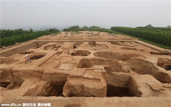 Large Eastern Han kilns to shed light on mausoleums