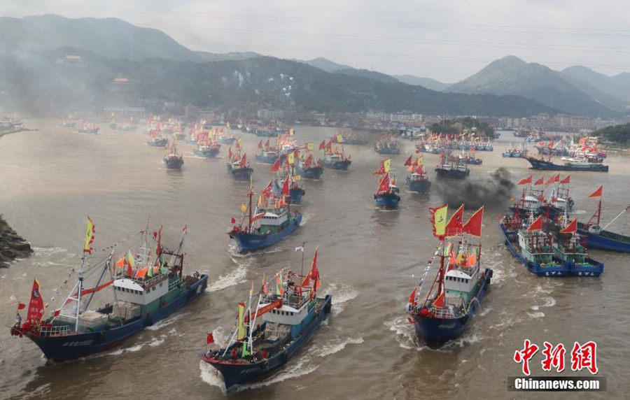 Fishing season begins in East China Sea