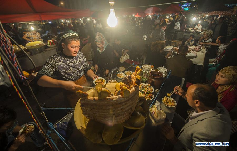 A bite of delicious food in Xinjiang