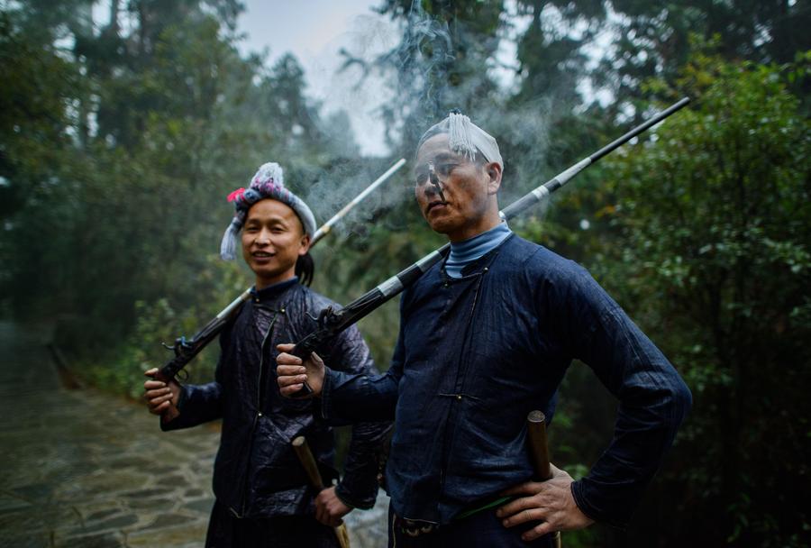 The last gunmen's tribe of Miao ethnic group in SW China