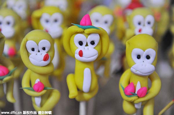 Monkey themed designs get vogue amid festival air
