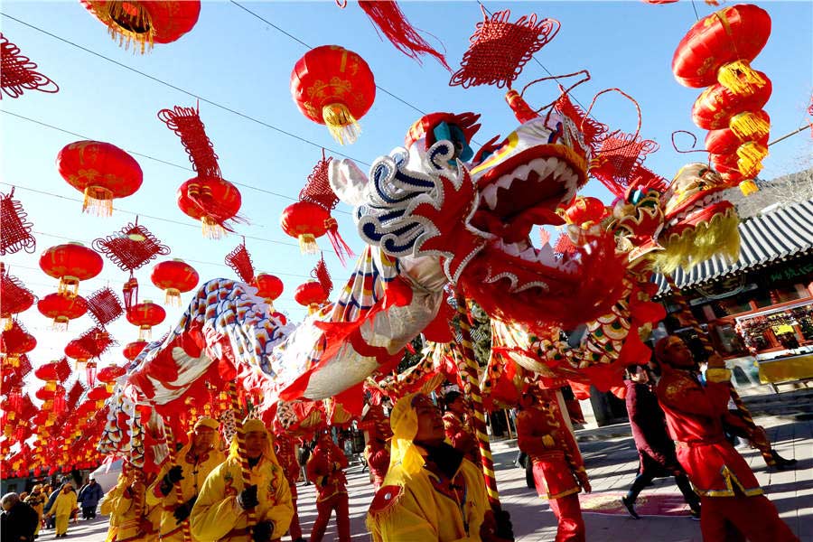 Badachu Park stages Spring Festival rehearsal