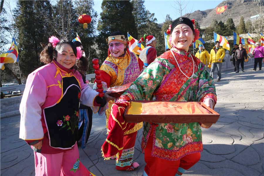 Badachu Park stages Spring Festival rehearsal