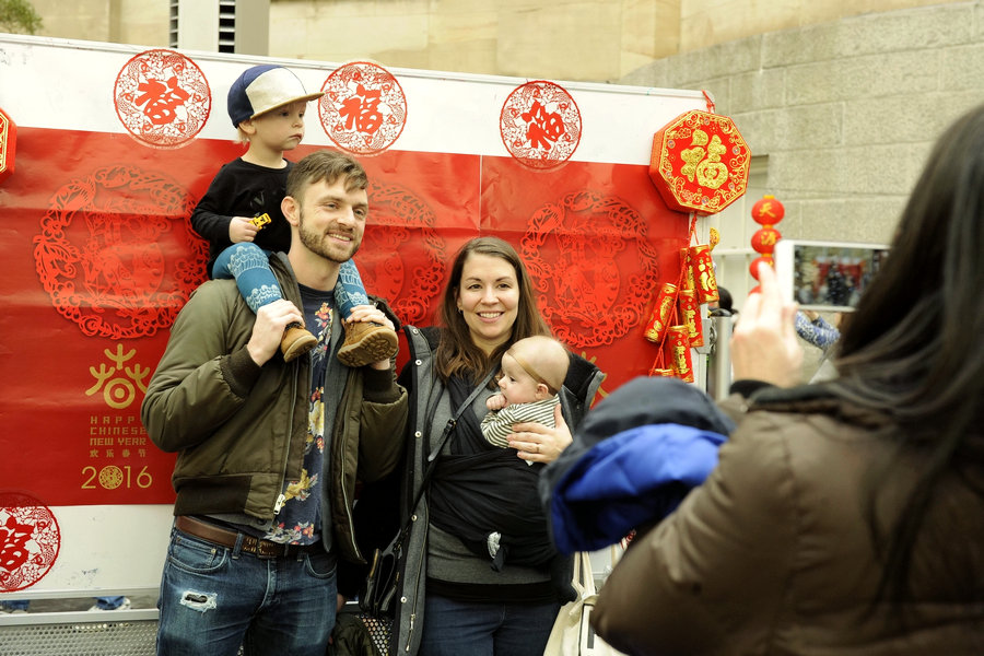 People attend Family Day to celebrate Chinese New Year in Washington