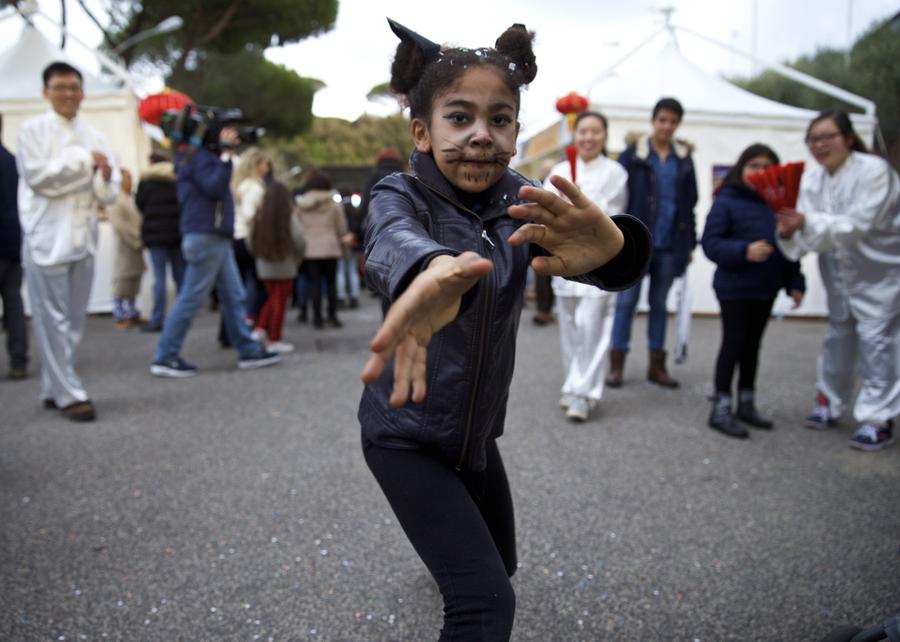 Temple fair held to mark coming Chinese New Year in Rome