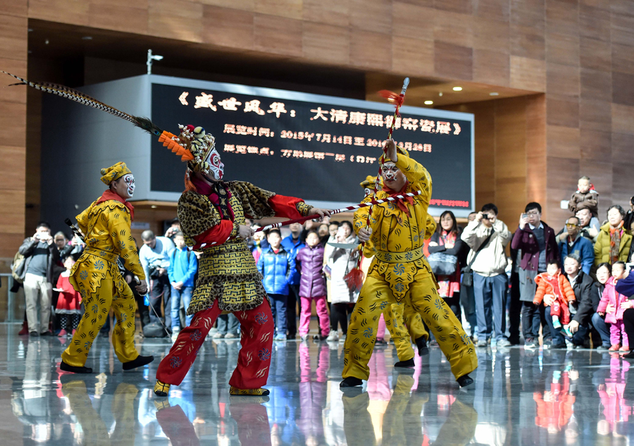 Artworks featured in monkey figures in Beijing Capital Museum