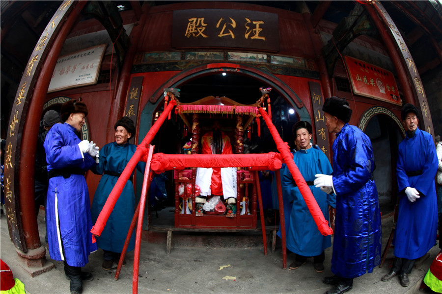 Ceremony held to welcome 'Wang Gong' in SW China