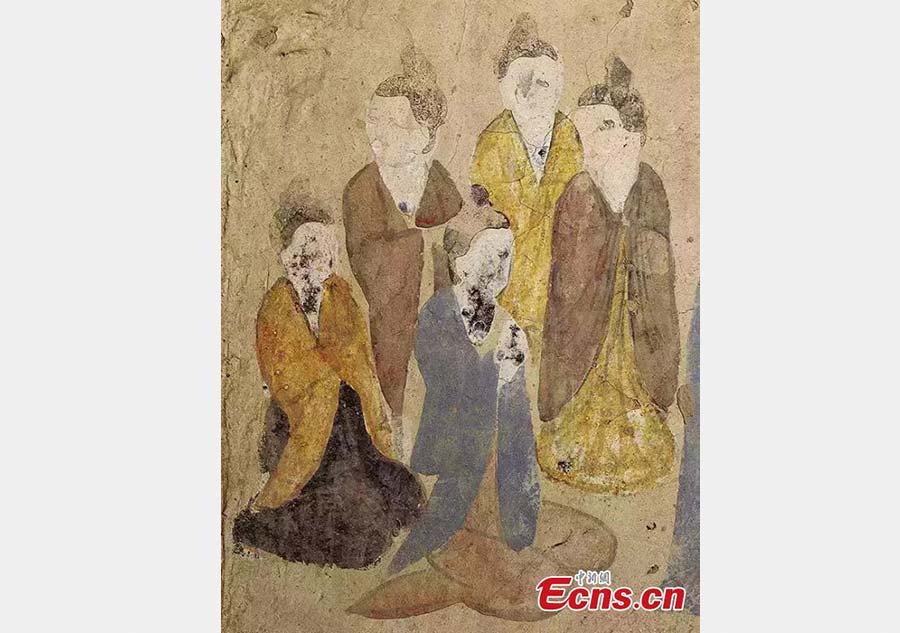 Dunhuang academy features female figures
