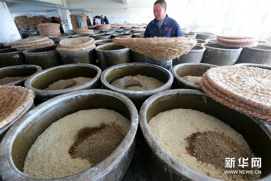 Baipu yellow rice wine flows in Nantong