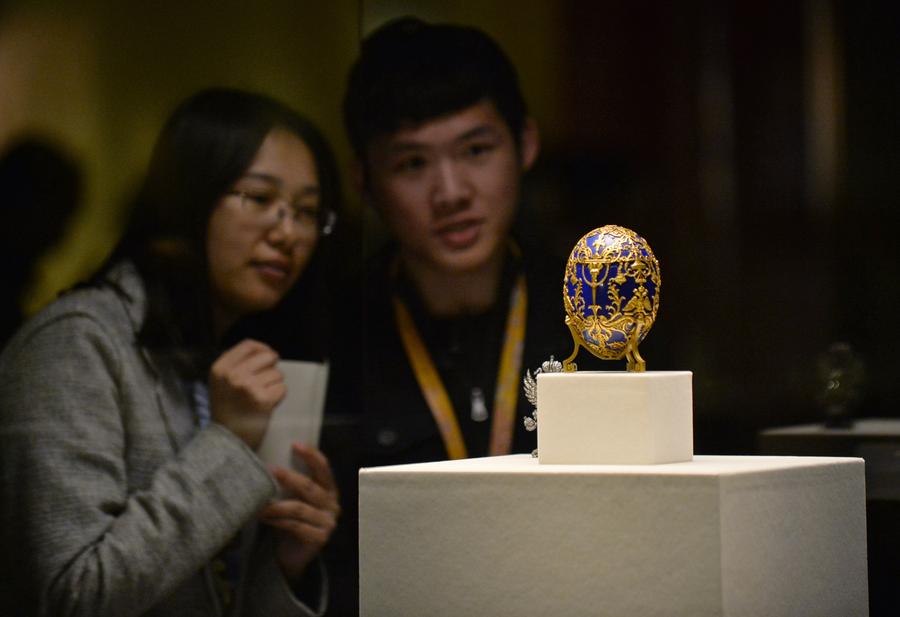Faberge's Russian treasures on display at Palace Museum
