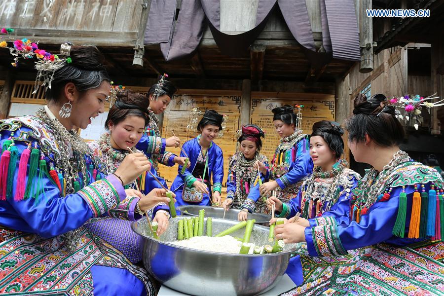 Bamboo rice festival celebrated in SW China